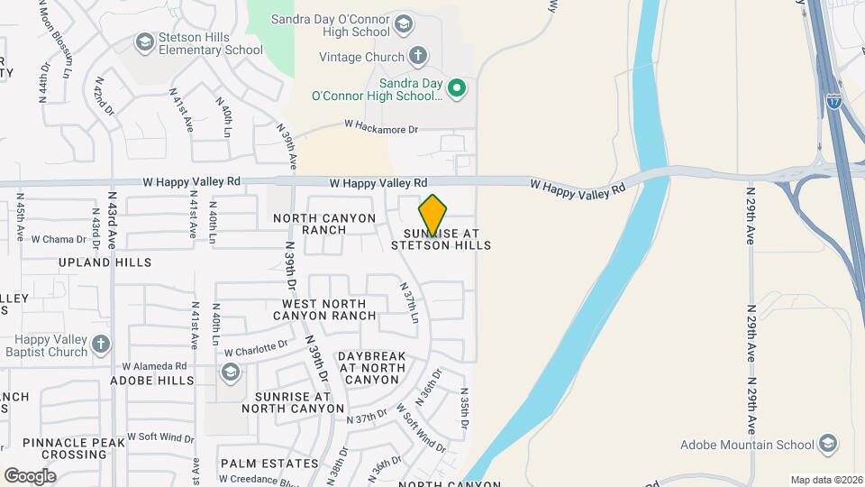 3548 W Whispering Wind Dr Map and Location Details