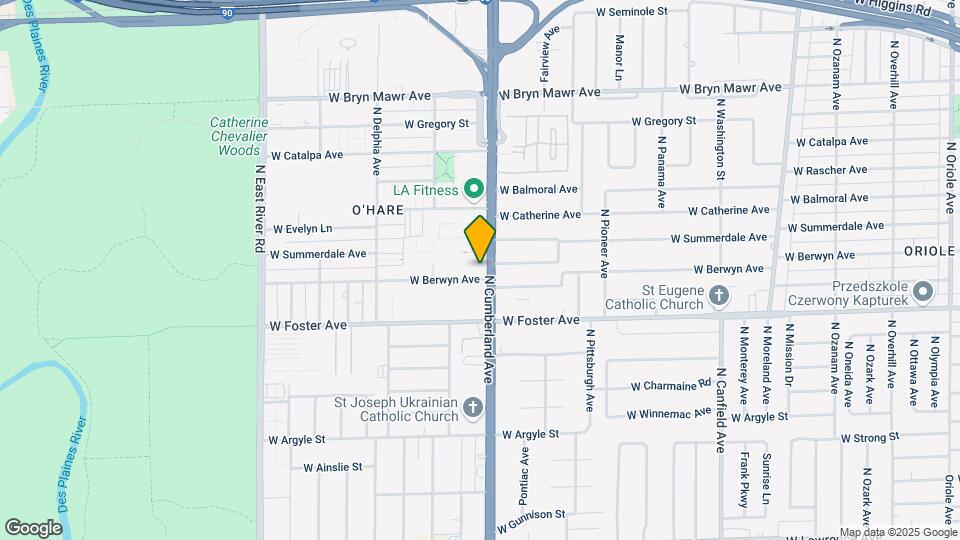 8406 W Berwyn Ave Map and Location Details