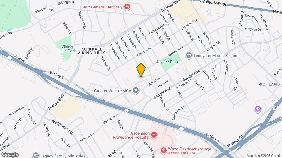 6805 Old Briarstown Dr Map and Location Details