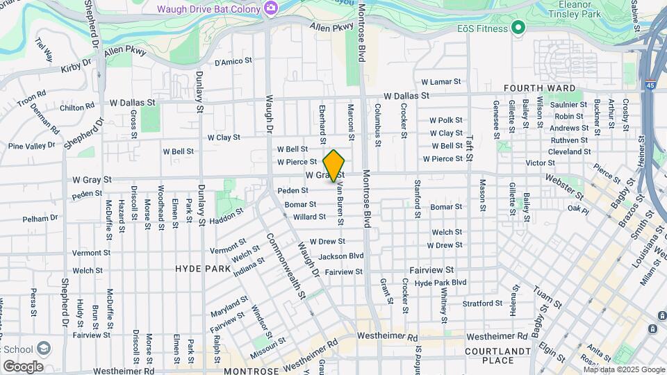 1208 Peden St Map and Location Details