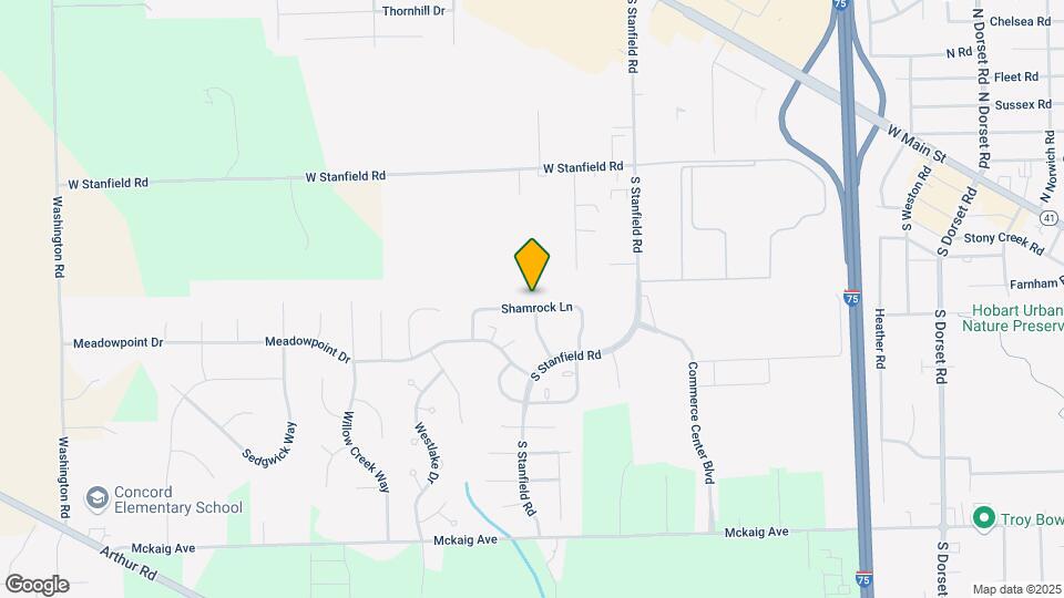 2257 Shamrock Ln Map and Location Details