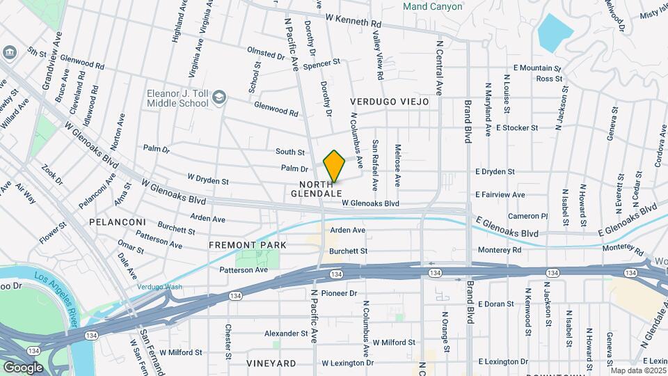 440 W Dryden St Map and Location Details
