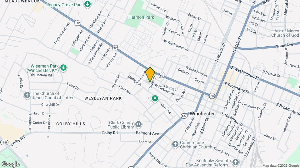 40 Garner St Map and Location Details