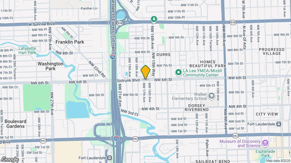 1612 NW 6th St, Unit 2 Mapa y Detalles de la Ubicación