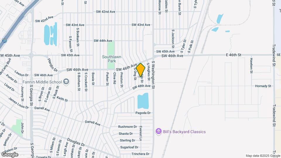 4624 S Hayden St Map and Location Details