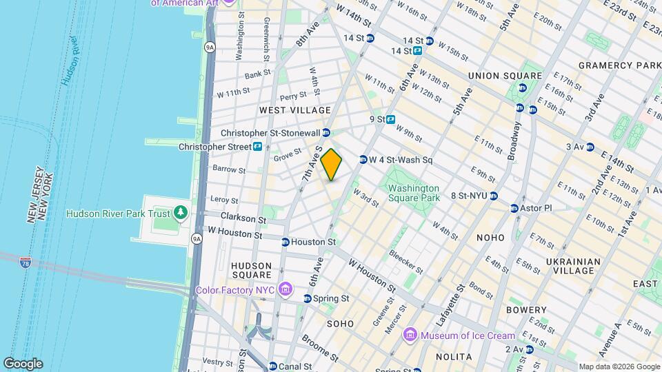 32 Cornelia St, Unit 1A Map and Location Details