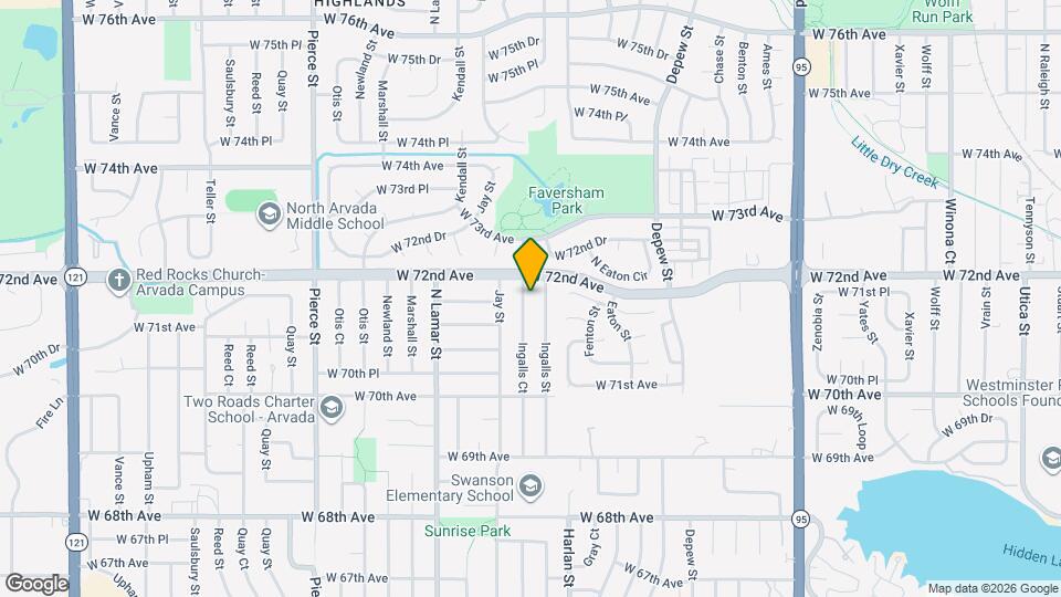 7144 Ingalls Ct Map and Location Details