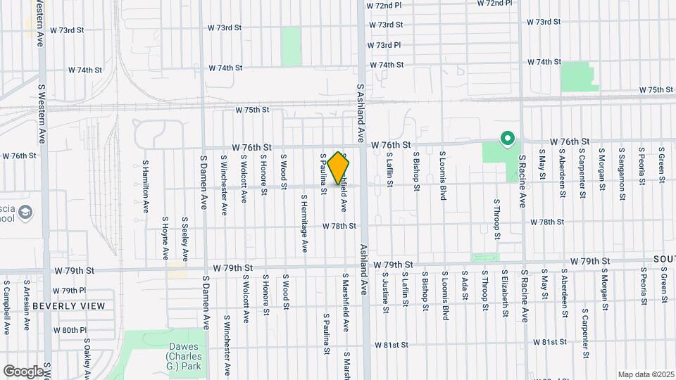 7700 S Marshfield Ave Mapa y Detalles de la Ubicación