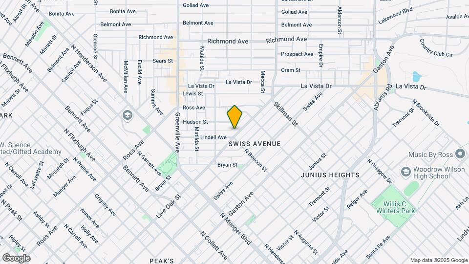 5609 Live Oak St Map and Location Details