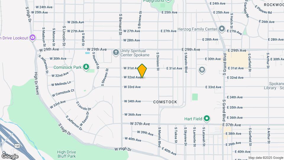 103 W 32nd Ave Map and Location Details