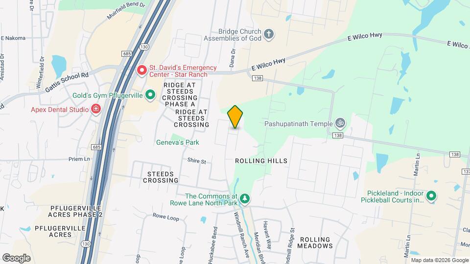 21700 Urraca Ln Map and Location Details