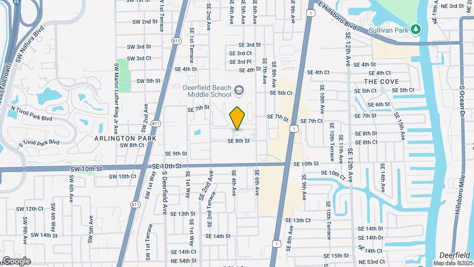 411 SE 8th St Map and Location Details