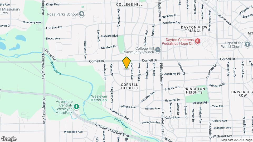 1520 Shaftesbury Rd Map and Location Details