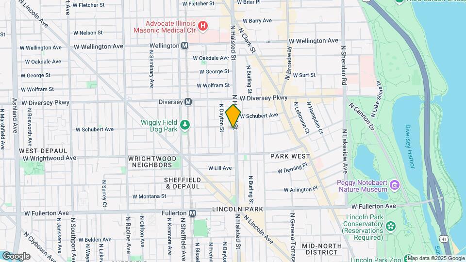 2652 N Halsted St Map and Location Details