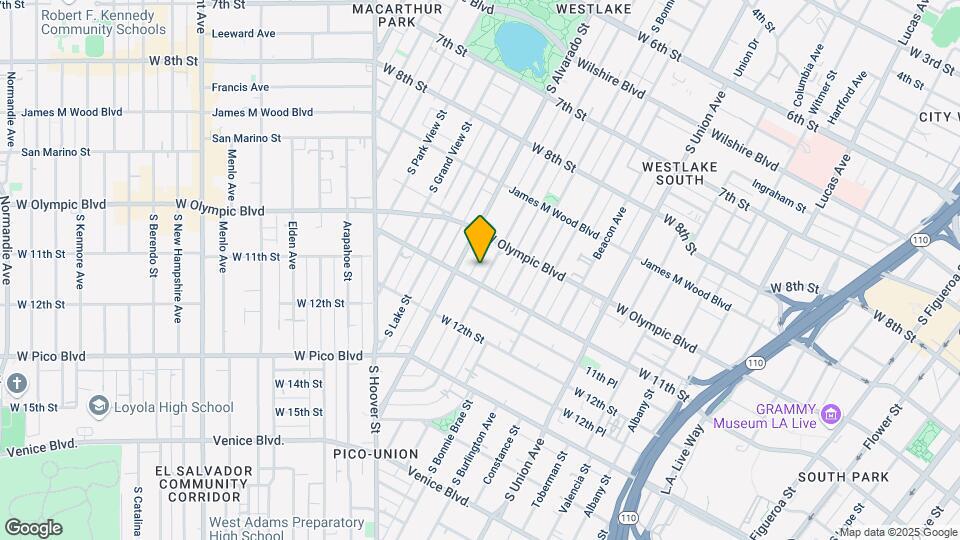 1041 Westlake Ave Mapa y Detalles de la Ubicación