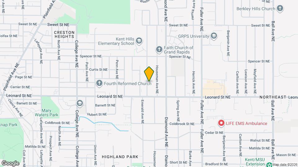 1240 Emerald Ave NE Map and Location Details