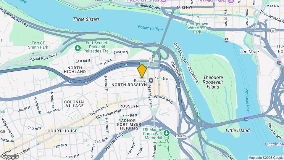 1881 N Nash St Map and Location Details