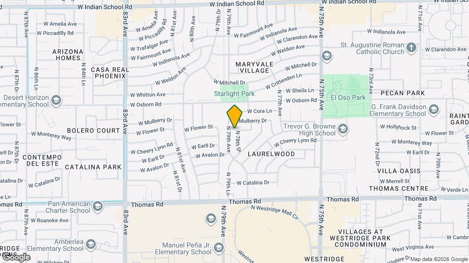 3142 N 78th Dr Map and Location Details
