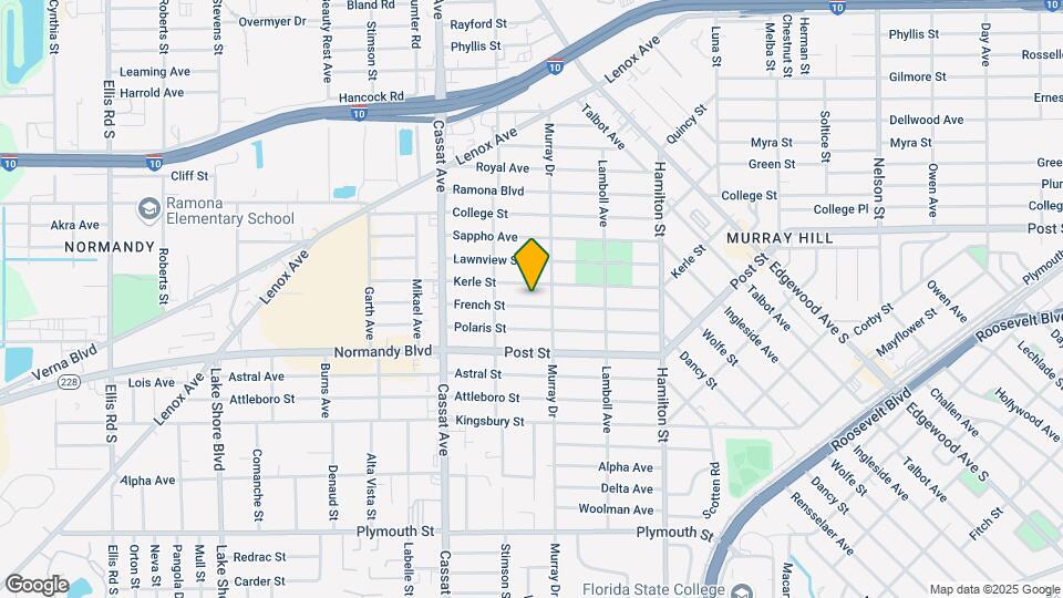 4725 French St Map and Location Details