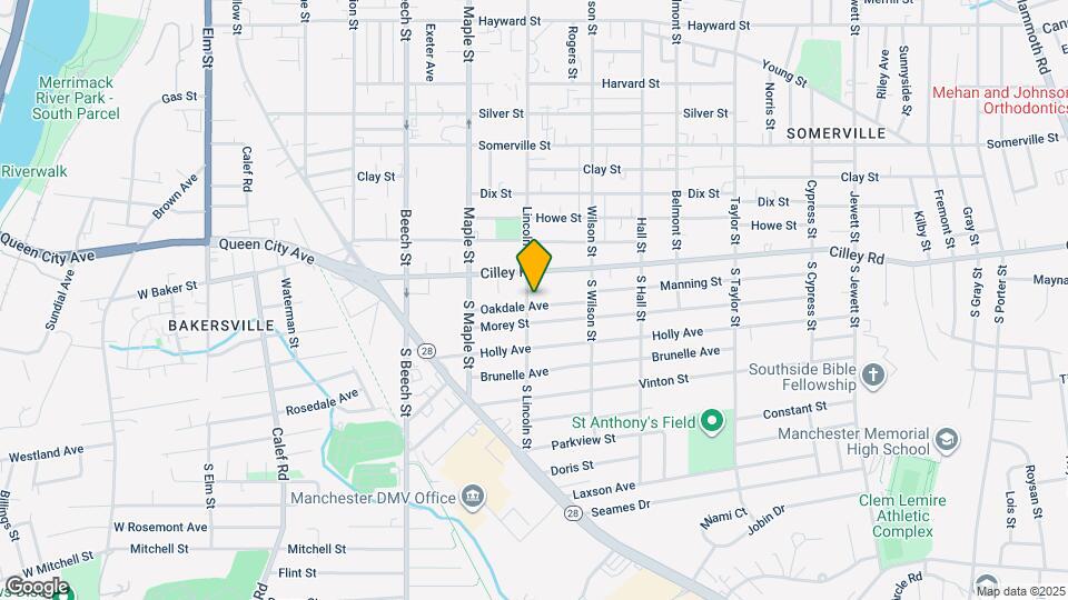 96 Oakdale Ave, Unit upstairs Map and Location Details