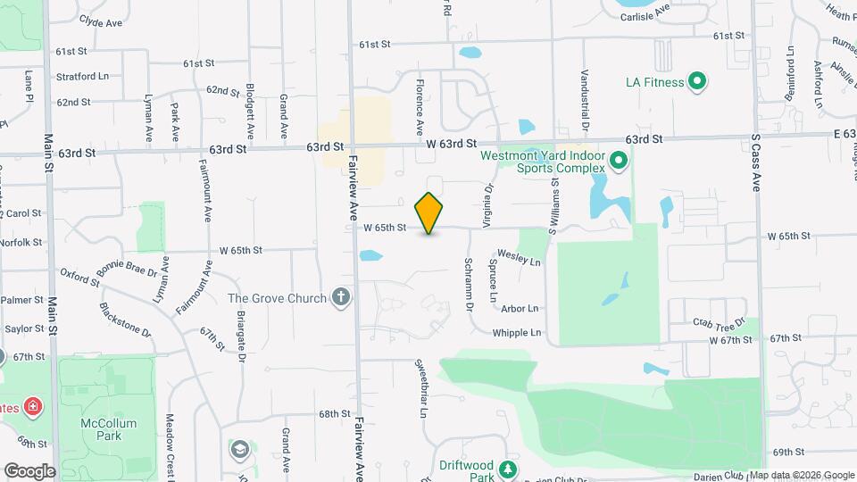 621 W 65th St Map and Location Details