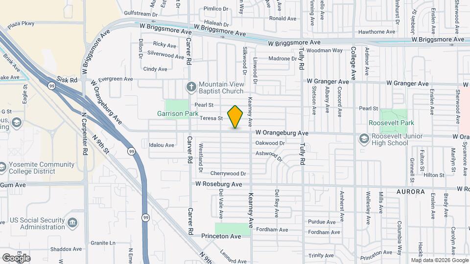 1527 W Orangeburg Ave Map and Location Details