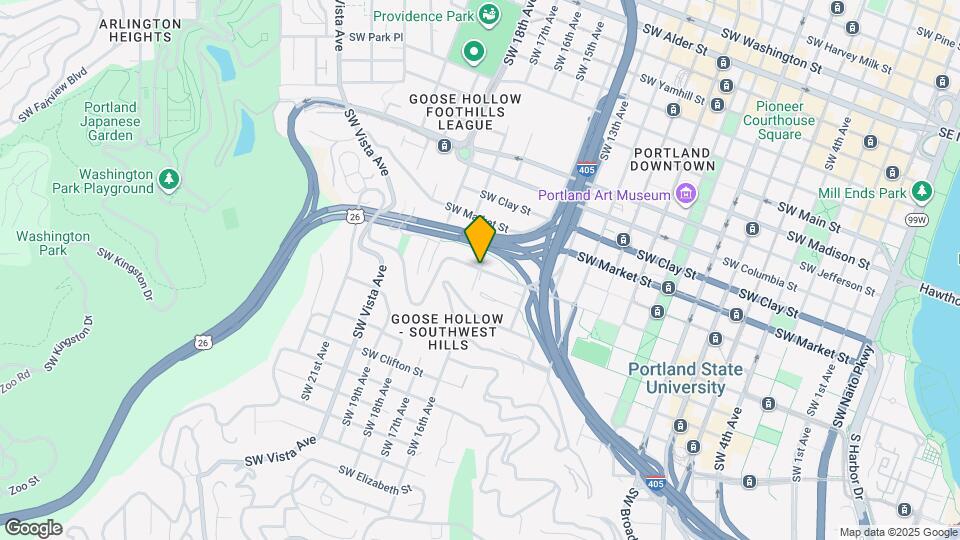 1534 SW Montgomery St Map and Location Details