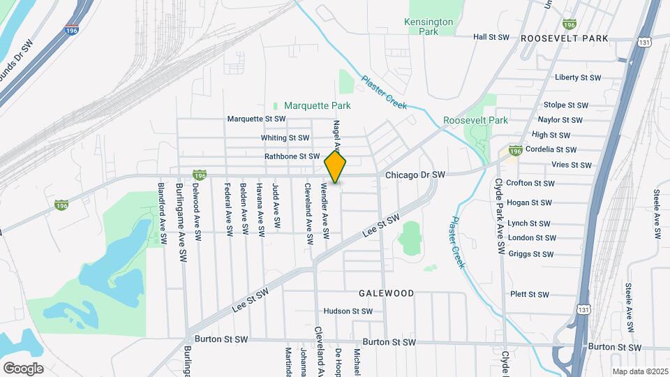 1621 Nagel Ave SW Mapa y Detalles de la Ubicación