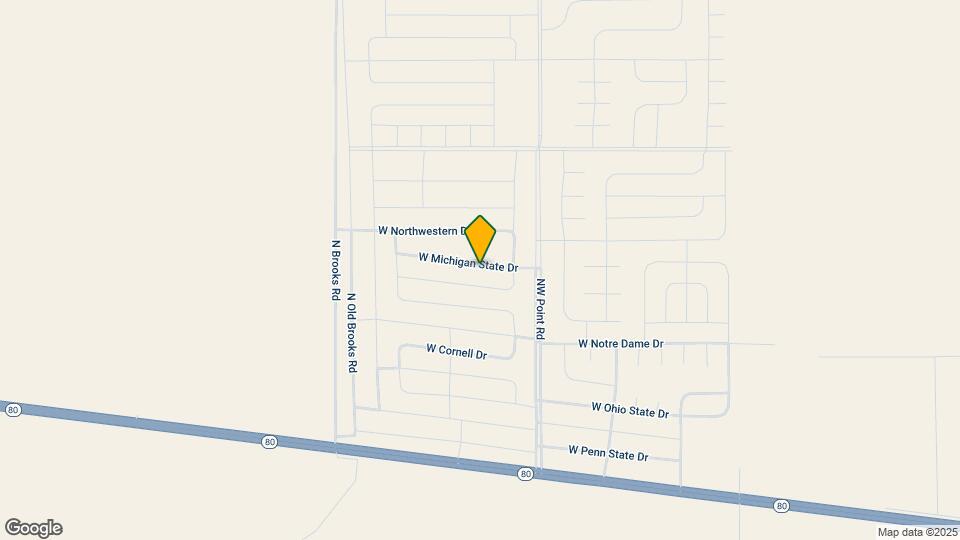 3789 W Michigan State Dr Map and Location Details