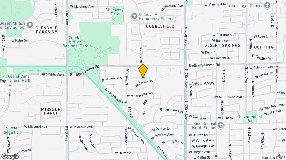 7732 W Rancho Dr Map and Location Details