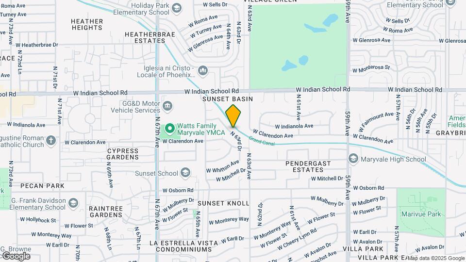 3841 N 63rd Dr Map and Location Details