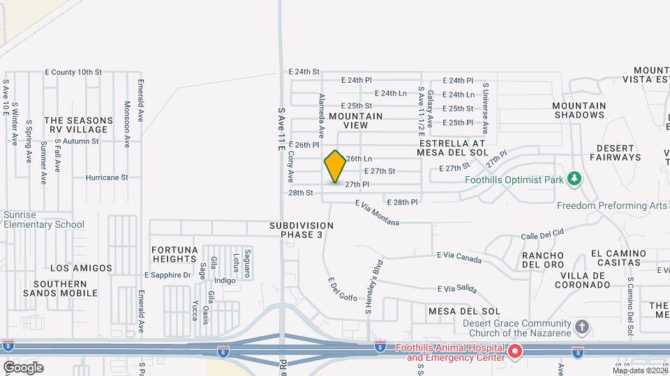 11251 E 27th Pl Map and Location Details