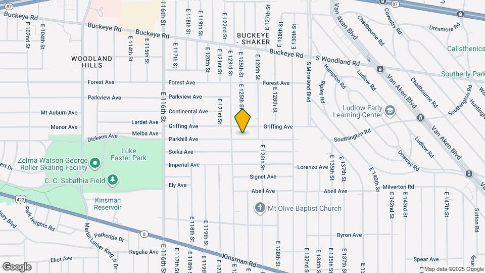 12401 Parkhill Ave Mapa y Detalles de la Ubicación