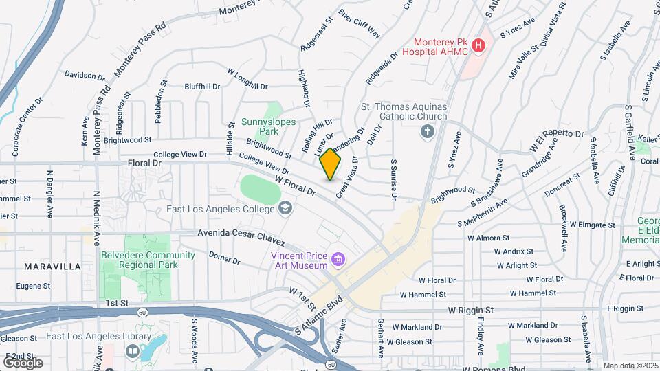 1251 College View Dr Map and Location Details