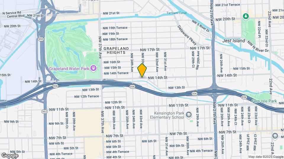 3324 NW 14th St-Unit -2 Map and Location Details