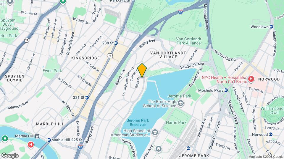 3395 Sedgwick Ave Map and Location Details