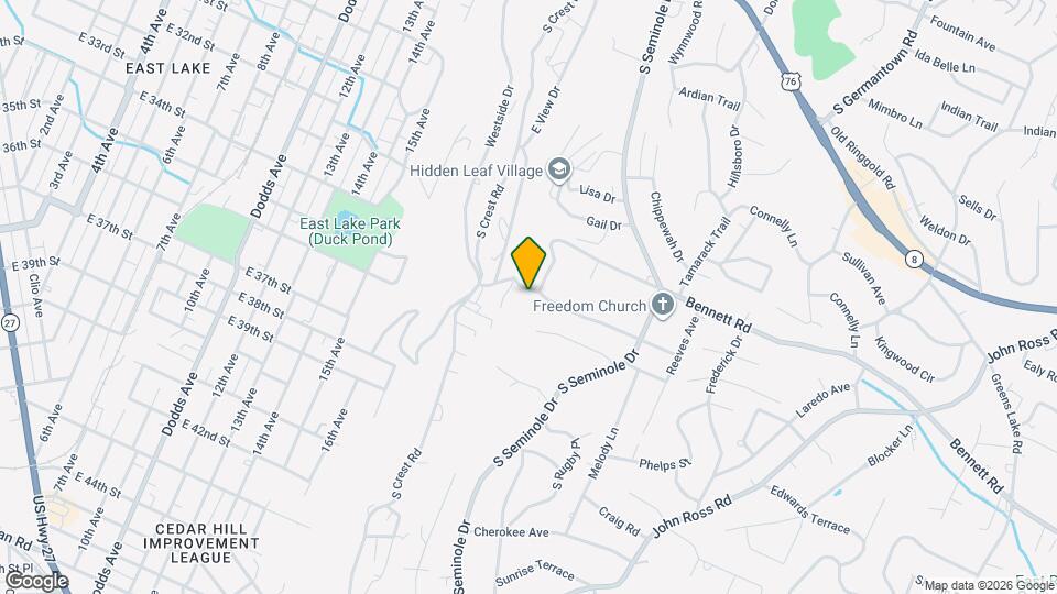 3392 Shadowlawn Dr Map and Location Details