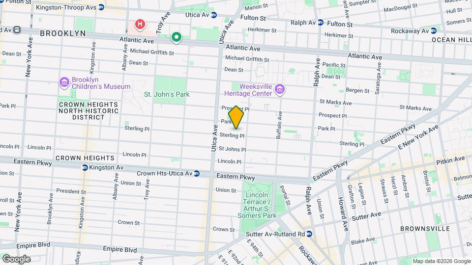 1491 Sterling Pl Map and Location Details