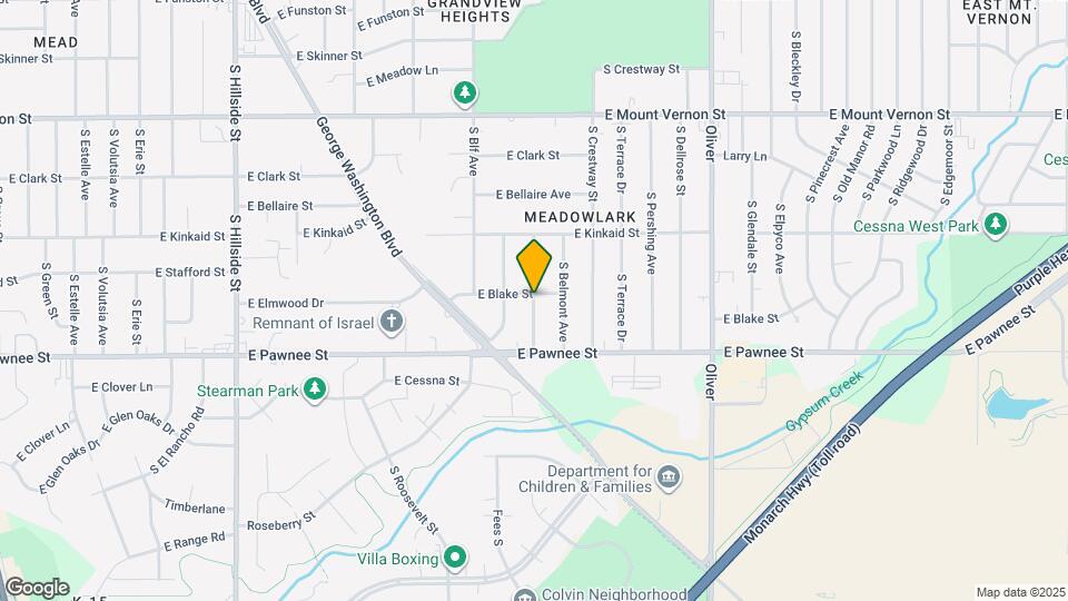 2304 S Broadview St Map and Location Details