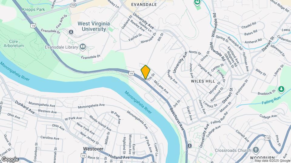 700 Beechurst Ave, Unit 2 Map and Location Details