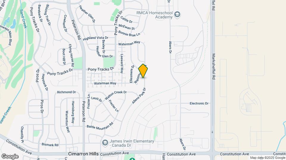 7332 Allens Park Dr Map and Location Details