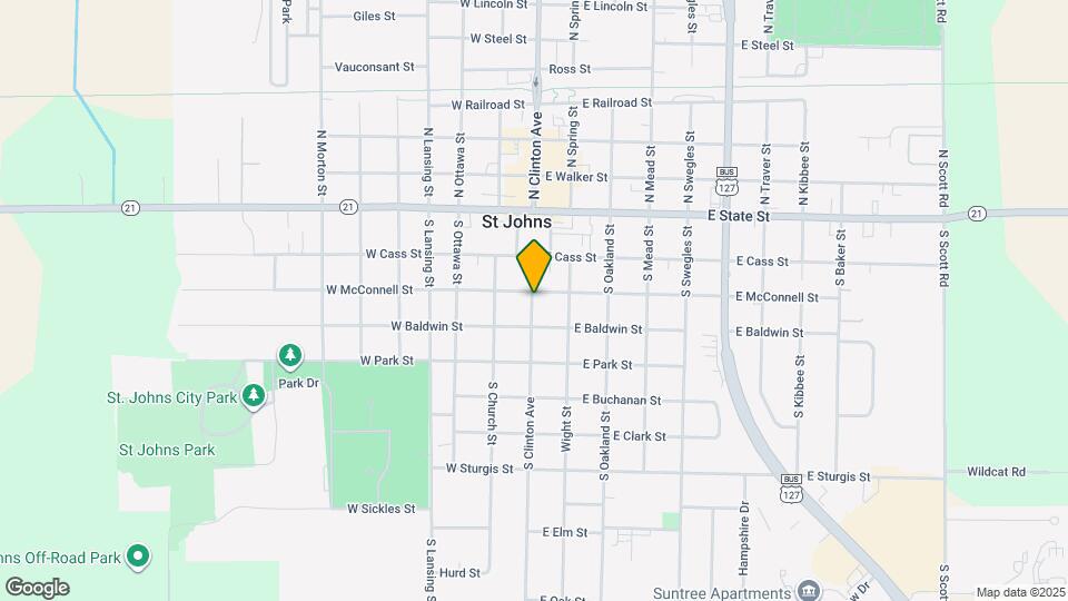 317 S Clinton Ave Map and Location Details