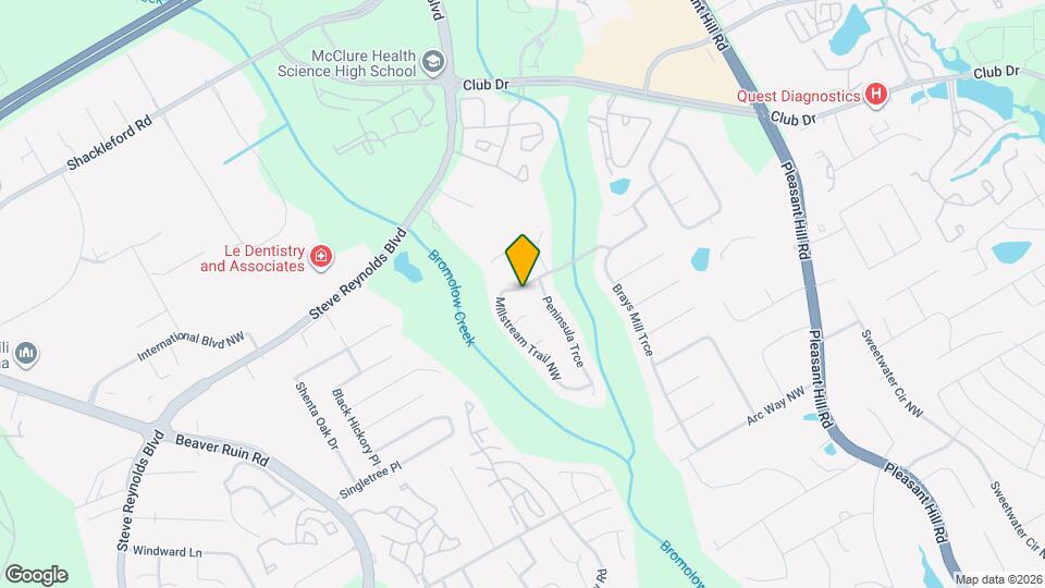 1479 Millstream Trail NW Map and Location Details