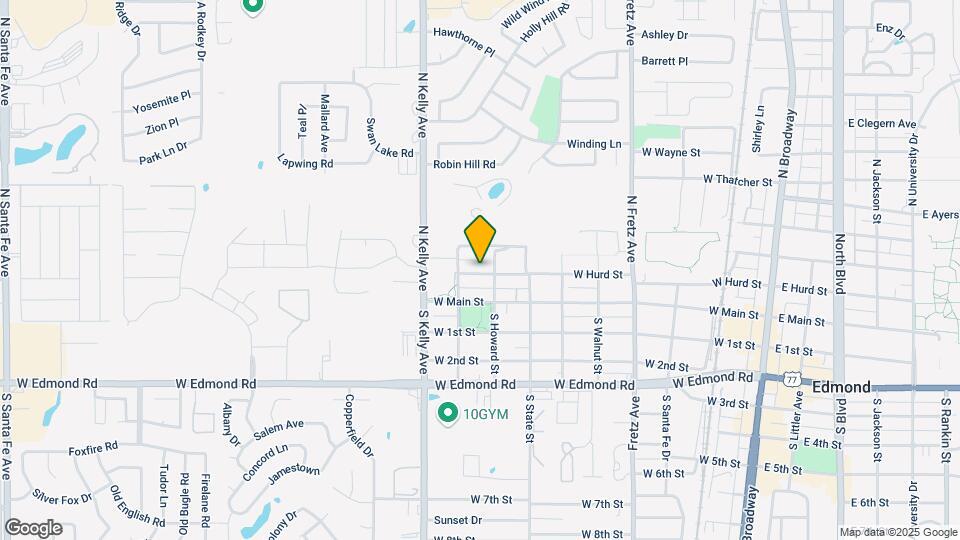 735 W Hurd St Map and Location Details