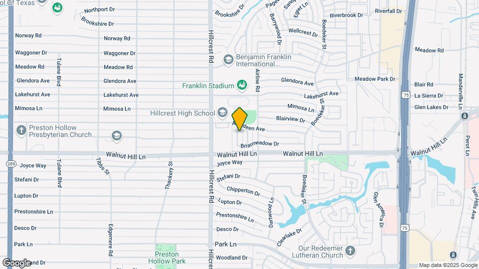7023 Briarmeadow Dr Map and Location Details
