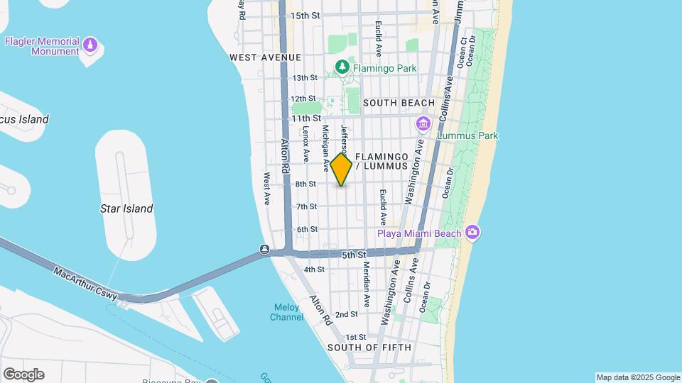 744 Jefferson Ave Mapa y Detalles de la Ubicación