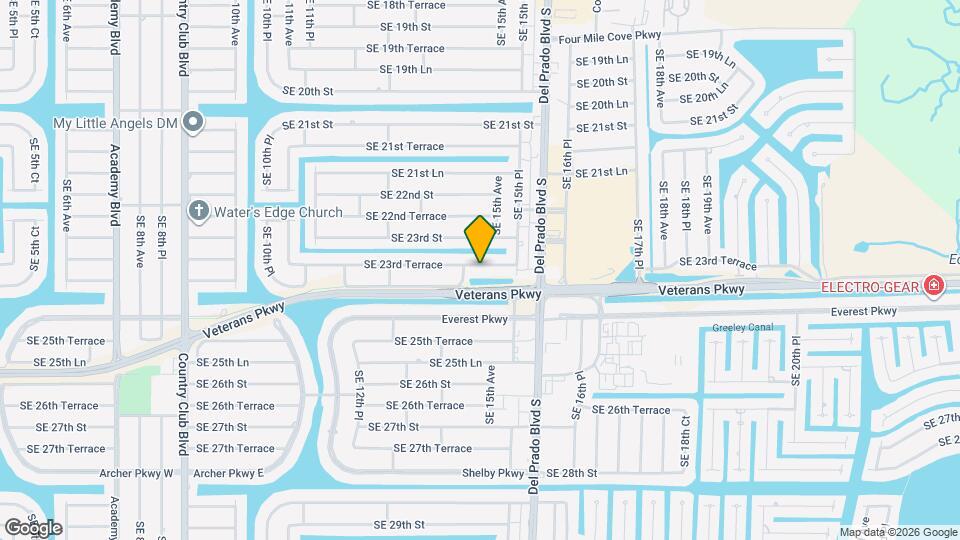 1426 SE 23rd Terrace Map and Location Details