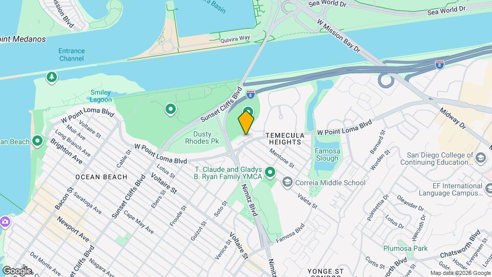 4566 W Point Loma Blvd Map and Location Details