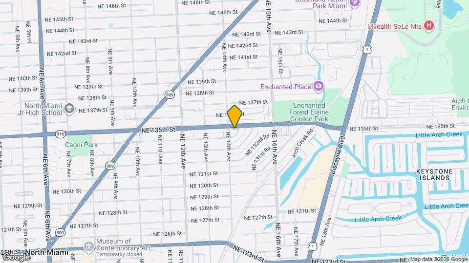 1441 NE 134th Rd Map and Location Details