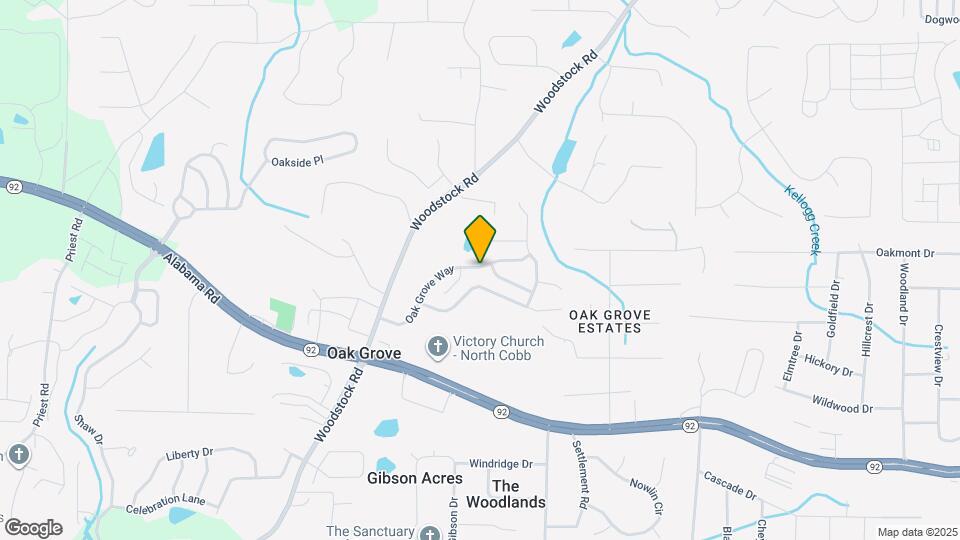 238 Oak Grove Way Map and Location Details